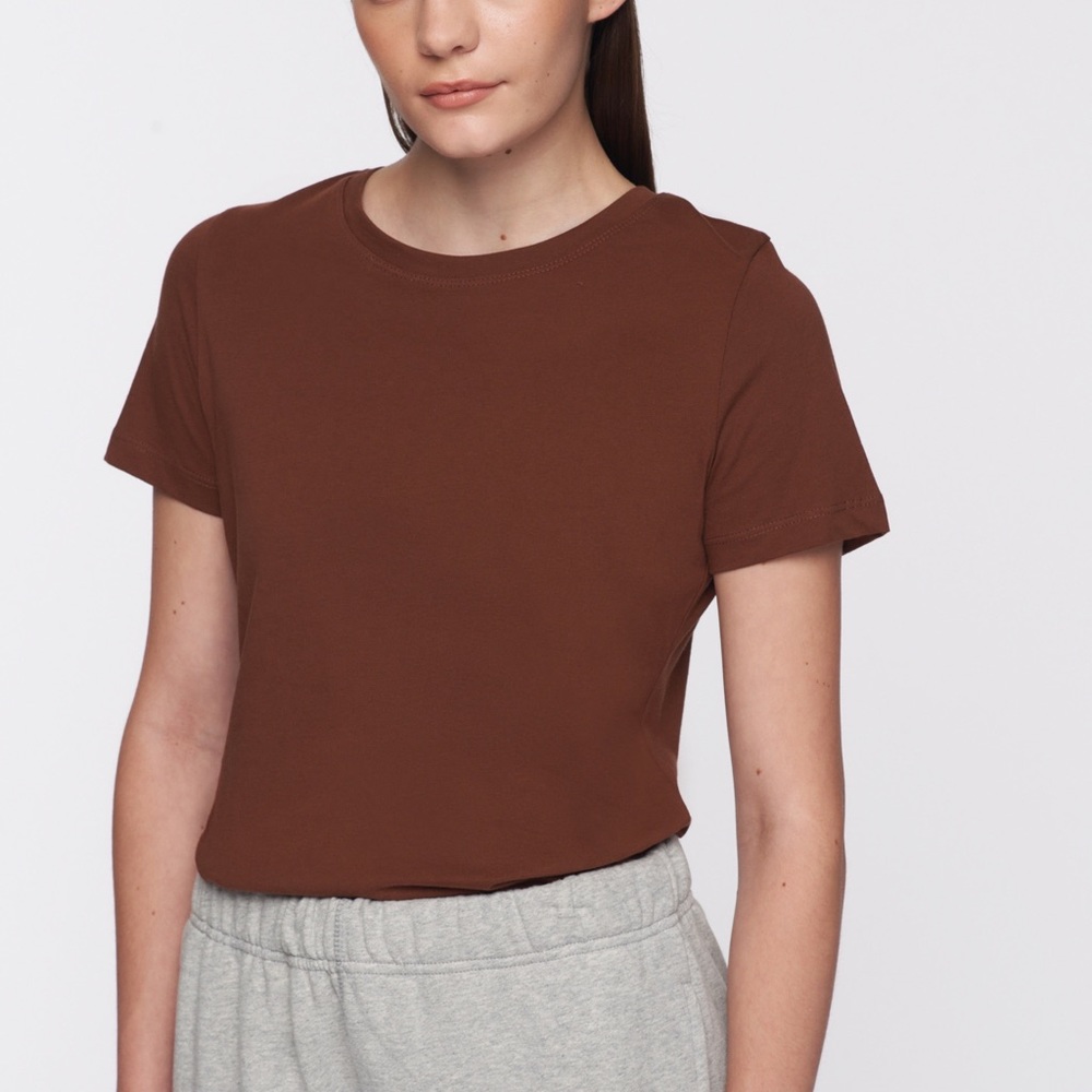 KOTN essential short sleeve crew t-shirt - dusty rose - Picture 6 of 7